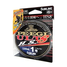 SUNLINE Saltimate PE Egi ULT HS8  120m  No. 1.0  7.7 kg  8 Pieces  White  Pink