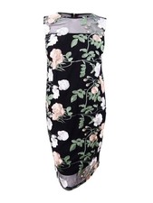 Calvin Klein Women's Embroidered Mesh Dress (8, Nectar Multi) 191797398521