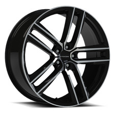 Vision Wheels 475v 19x8.5 35 Gloss Black Machined Face 5x112 Qty 4
