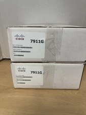 CISCO CP-7911G 7911G Teléfono VoIP PoE IP Teléfono Empresarial Sin Abrir Lote de 2