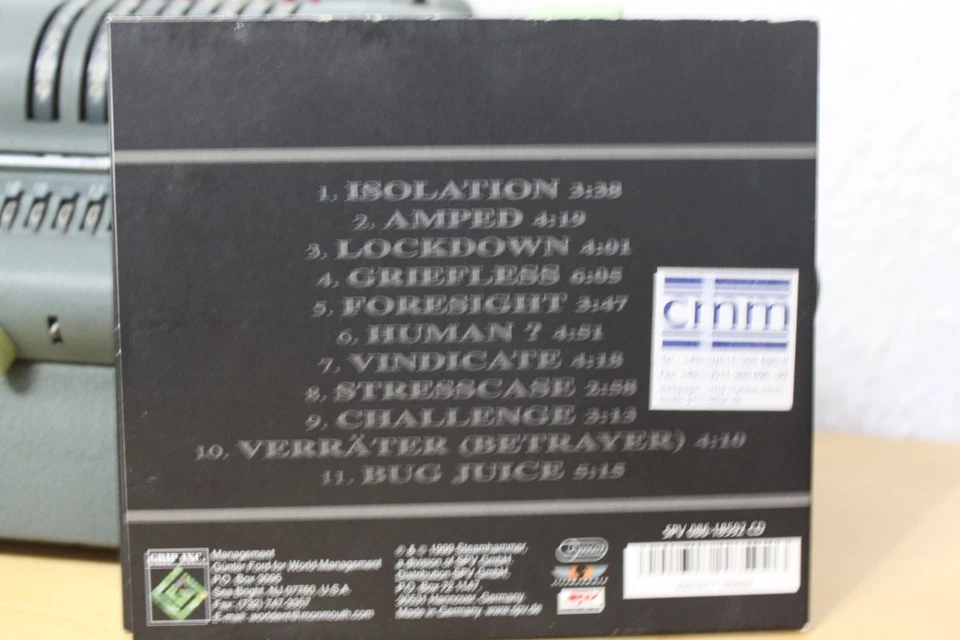 Grip Inc. - Solidify (CD, 1999) Digipack - Bild 2 von 3