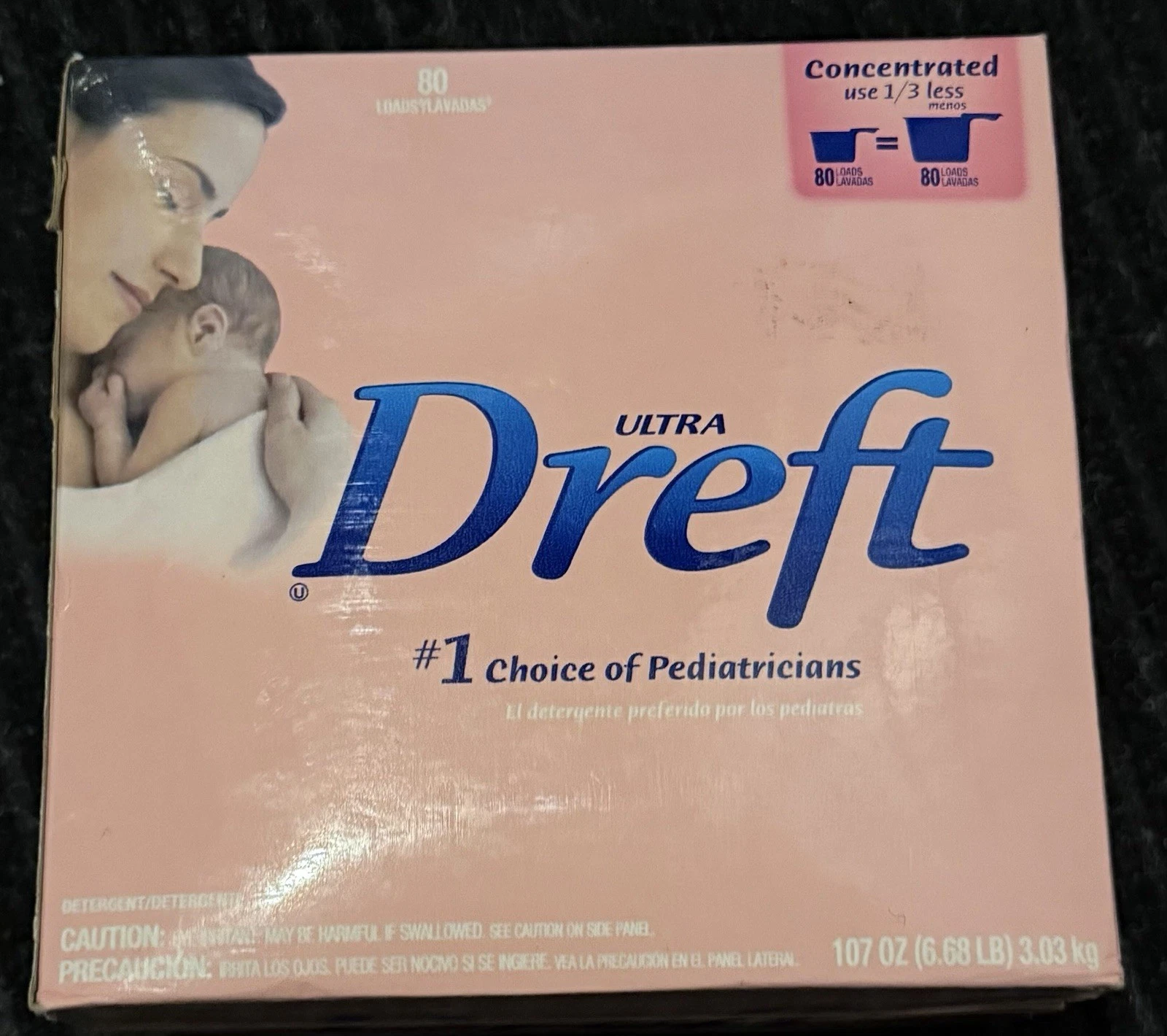 DREFT Laundry Detergent POWDER Baby HUGE 107 OZ 80 Loads Discontinued NOS
Opens in a new window or t