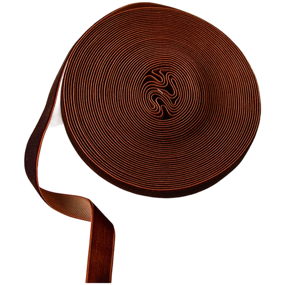 Velvet Flocking Ribbon Cloth 10M for Christmas For Presents and Craft Making - Image 2 of 4