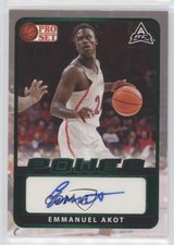 2021 Leaf Pro Set Power Base Green Spectrum Foil 42/50 Emmanuel Akot Auto 07rd