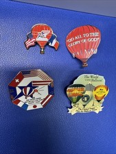 United States Hot Air Balloon Team Lapel Pins Lot Of 4