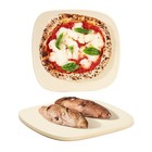 ROCKSHEAT  Ceramic Stoneware Flat Pizza Stone (similar To Pampered Chef) — photo 4