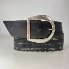 Banana Republic Wide Black Genuine Leather Belt - Women's Size 30