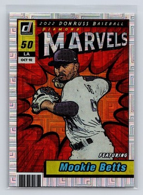 2022 Donruss - Marvels Vector #M-3 Mookie Betts