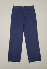 Polo Ralph Lauren Boys Chino Pants Navy Blue Size 12 Straight Leg Casual School