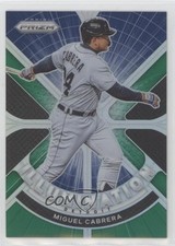 2021 Panini Prizm Illumination Green Prizm Miguel Cabrera #IL-7 1ld1
