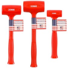 4131004 3-Pc Dead Blow Hammer Set - Made in USA