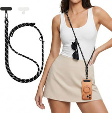 Universal Phone Lanyard Crossbody  Neck Strap with 2 Tabs - Anti-Theft Cell Pho