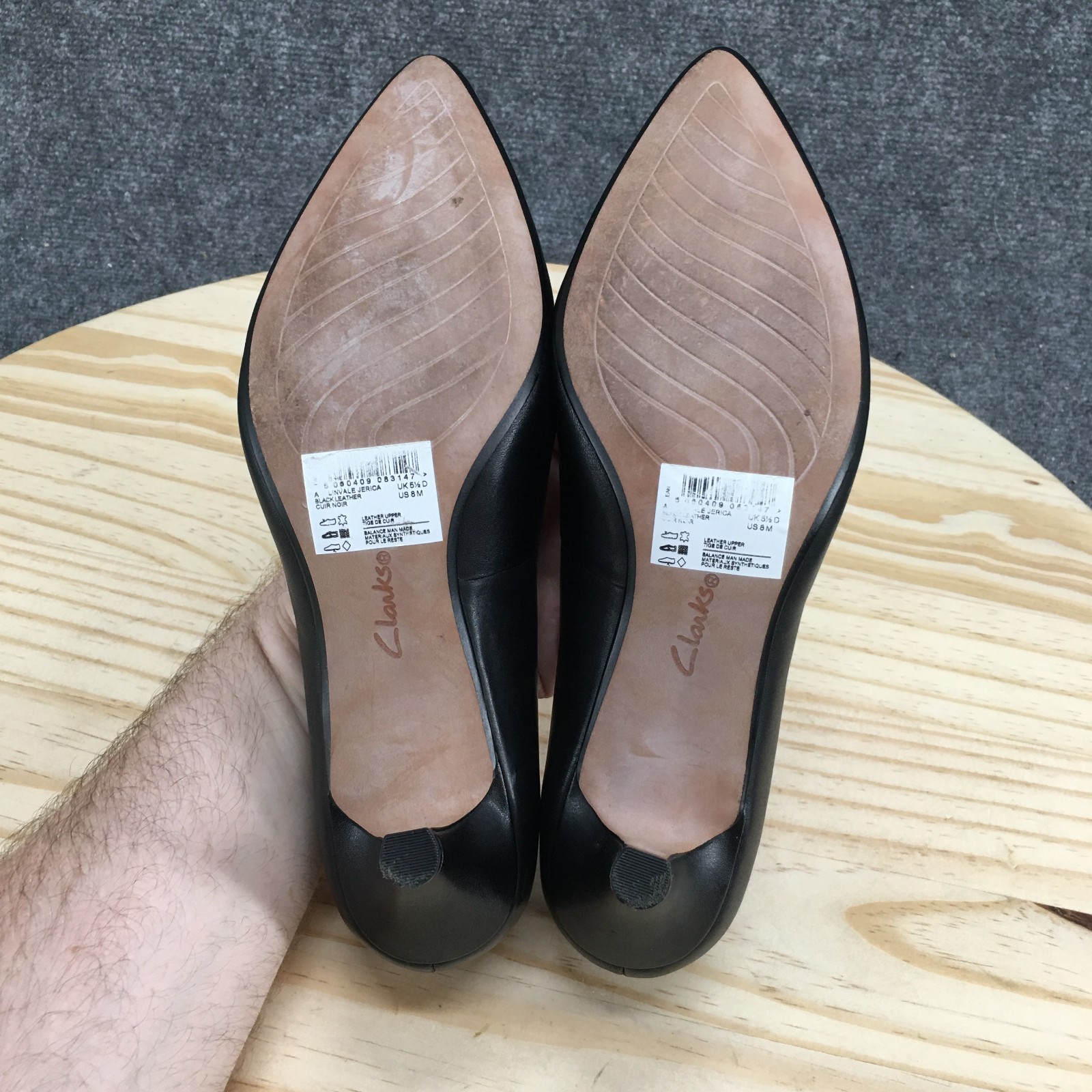 Clarks Shoes Womens 8 M  Linvale Jerica Pumps Bla… - image 13