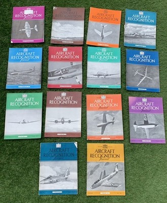 Flugzeugerkennungszeitschriften, 1948-1950, 14 gut gebrauchte Exemplare.