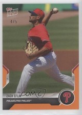 2021 Topps Now Road to Opening Day Orange 4/5 Zach Eflin #OD-284 1c7