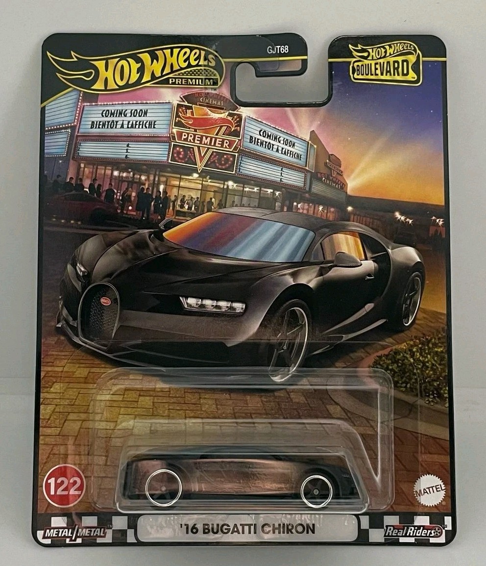 Hot Wheels 2025 Premium Boulevard '16 BUGATTI CHIRON with