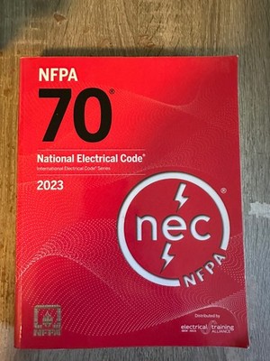 NFPA NEC 70 National Electrical Code 2023 Edition Paperback