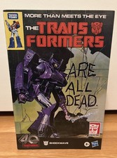 Transformers Generations 40th Anniversary Comic Edition Shockwave Action Figure