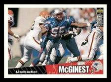 1996 Collector's Choice #305 Willie McGinest New England Patriots