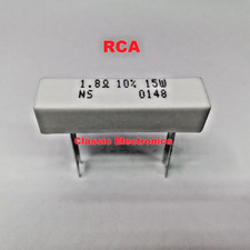 RCA 1.8 Ohm 15 Watt Ceramic Power Resistor PCB Tabs 200444