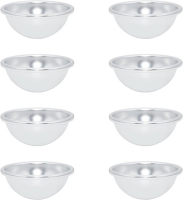 8 Piece 2.2 Inch Diameter DIY Metal Bath Bomb Molds,Bath Bomb Press Making Kit