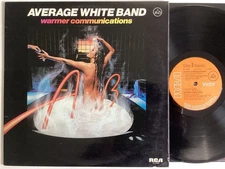AVERAGE WHITE BAND AWB warmer communications, VINYL LP U.K ORIG 78 SOUL FUNK )