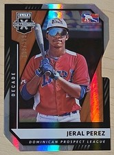 2021 Panini Elite Extra Edition Jeral Perez #199 Decade Die Cut /999
