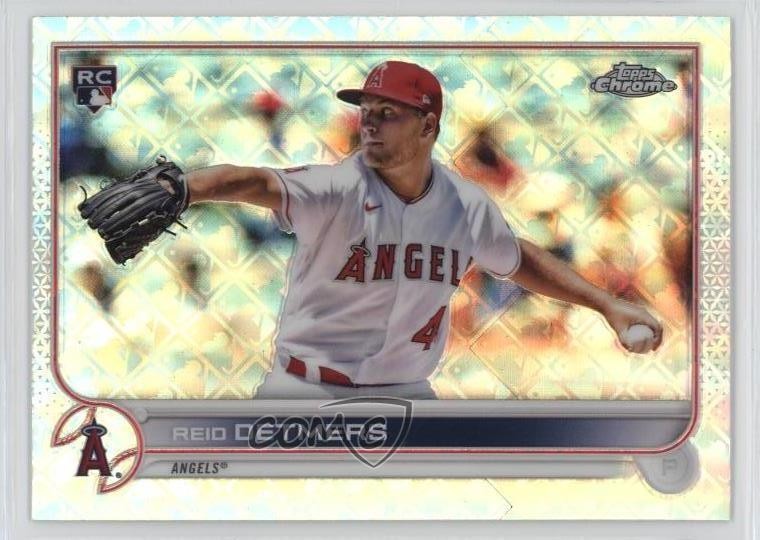 2022 Topps Chrome Logofractor Edition Reid Detmers #86 0zg4