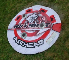 Airhead Hot Shot Towable 1 Rider Tube for Boating Water Sport Double-Stitched