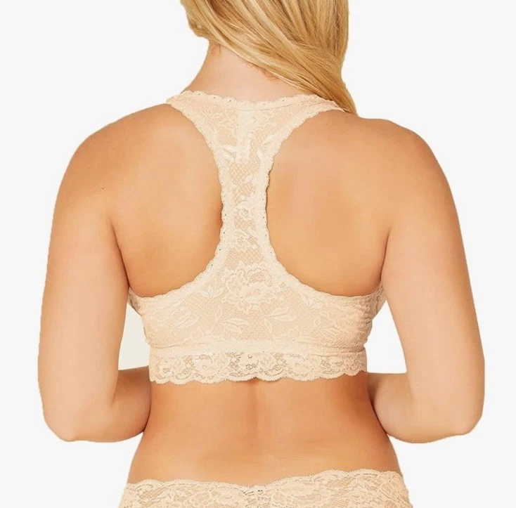 Cosabella Beige Never Say Never CURVY Racie Racerback Bralette XS - Image 2 of 4