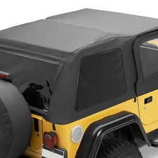 For Jeep Wrangler 97-06 Trektop Nx Black Denim Complete Replacement Soft Top