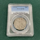 1938-D 50C Walking Liberty Half Dollar PCGS XF 40