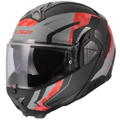 LS2 FF910 Advant II Glide Motorradhelm Klapphelm ECE 22.06 zugelassen rot