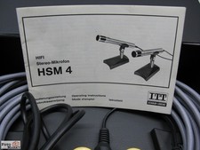 HiFi Stereo-Mikrofon HSM 4 ITT Schaub-Lorenz - zwei Kondensator-Richtmikrofone 