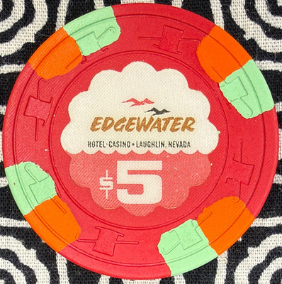 Edgewater $5 Laughlin, Nevada Casino Chip C14