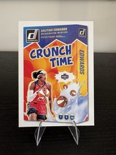 2025 Panini Donruss WNBA - Crunch Time Aaliyah Edwards #4 Press Proof Mystics