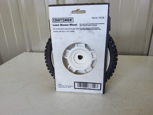OEM Craftsman Self Propelled Push Mower Wheel 151156 8" X 2" 71 33790 NOS - Picture 3 of 5