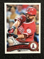 ALBERTO CALLASPO #454 2011 Topps Baseball QTY Los Angeles Angels