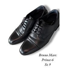 Bruno Marc Prince-16 cap toe Dress Shoes Oxford Lace Up Classic Black Size 9