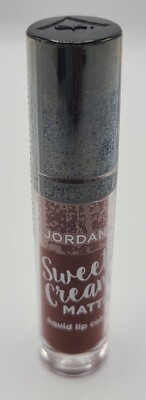 Jordana Sweet Lip Cream Matte Liquid Gloss Molten Chocolate Cake Brown USA