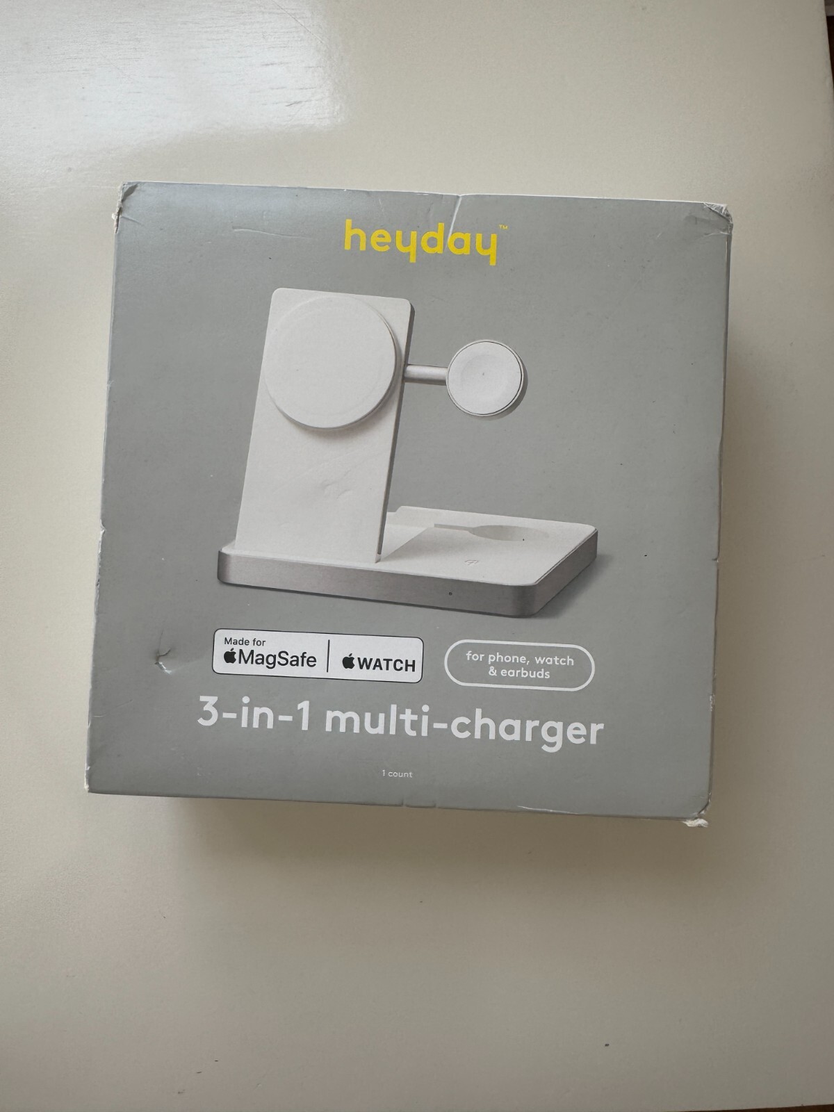 HeyDay 3 in 1 Multi-Charger made for apple phone, watch, and earbuds