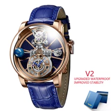 2023 PINDU Design Luxury Men's Quartz Watch Diamond Tourbillon 3Bar Astronomi