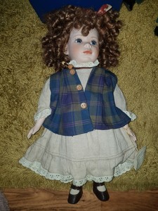 leonardo collection porcelain doll katie