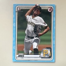 2020 JARED JONES PIRATES Bowman Draft Sky Blue BD-79 108/499 ROOKIE 1stYr