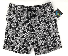 Kanu Surf Women's UPF 50 Quick Dry Swim Boardshorts Size 8 Style 2611 Black NEW