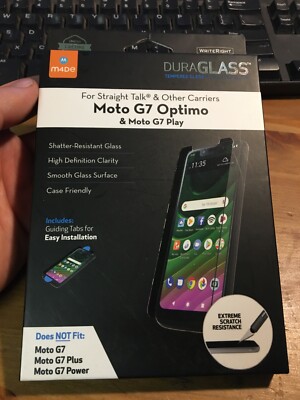 DuraGlass Screen Protector for Moto G7 Optimo  - NEW, Does NOT fit G7, G7 plus