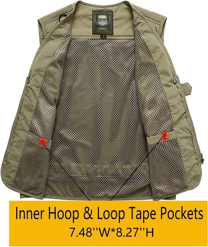 Stylish Lightweight Men's Travel Vest - Quick Dry & Versatile for Any Activity - Picture 6 of 10