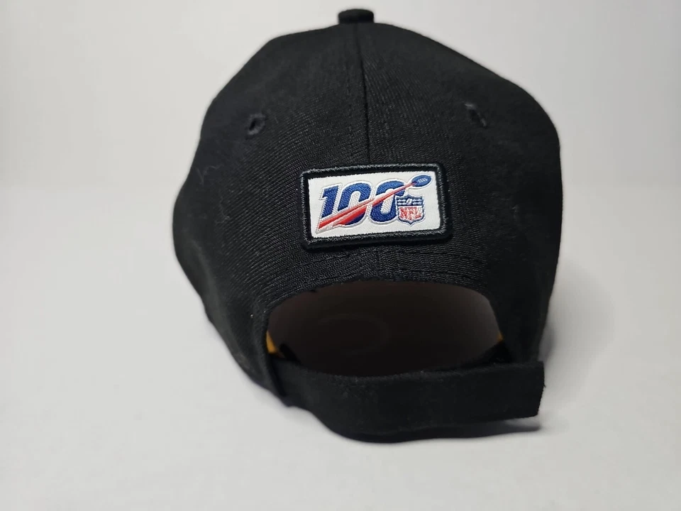 Pittsburgh Steelers Negro Dorado New Era NFL 100 Aniversario 9FORTY Gorra Sombrero Nuevo Foto 4 de 4