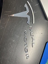 2017-2023 Tesla Model 3 OEM Rear Trunk Logo Badge Emblem Dual Motor Full Set