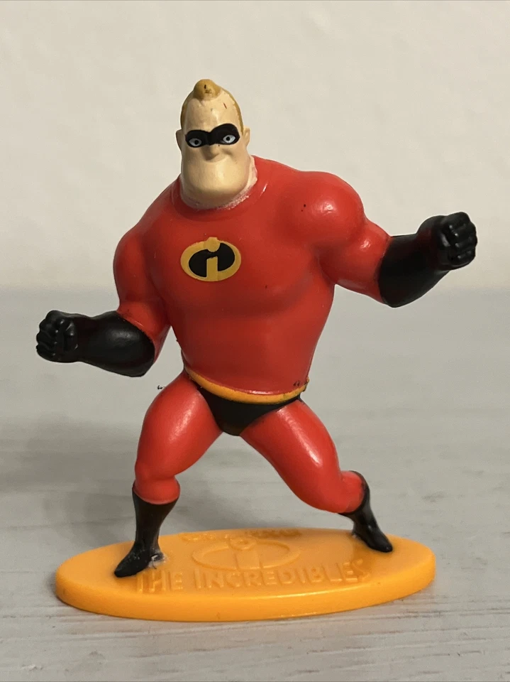 Boneco de ação MR NCREDIBLE 2,5” DISNEY PIXAR BRINQUEDO DE PLÁSTICO (USADO) - Imagem 2 de 4